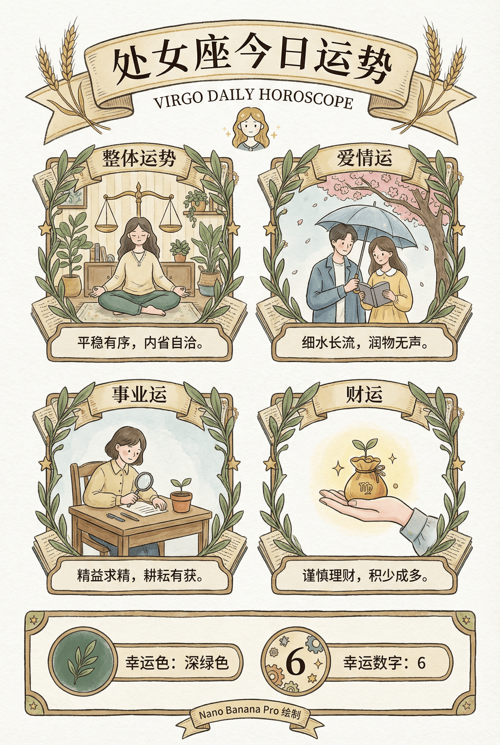 First, look up today’s latest horoscope for “{Cons